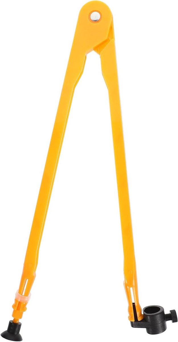 Tekengereedschap - Cirkelmal School - Geometrische Tekeningen - Verstelbare Straal - 46 cm - Oranje