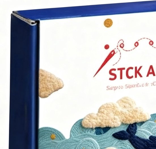 Borduurboek Zelf Maken - Knutselset Borduren - Creatief Leren - Beginner Vriendelijk - 20.3 x 13.6 x 5.2 cm — afbeelding 5