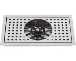 Bekerspoeler - Glazenwasser - Snelle Reiniging - Automatische Sprinklers - 11.4cm Diameter - RVS