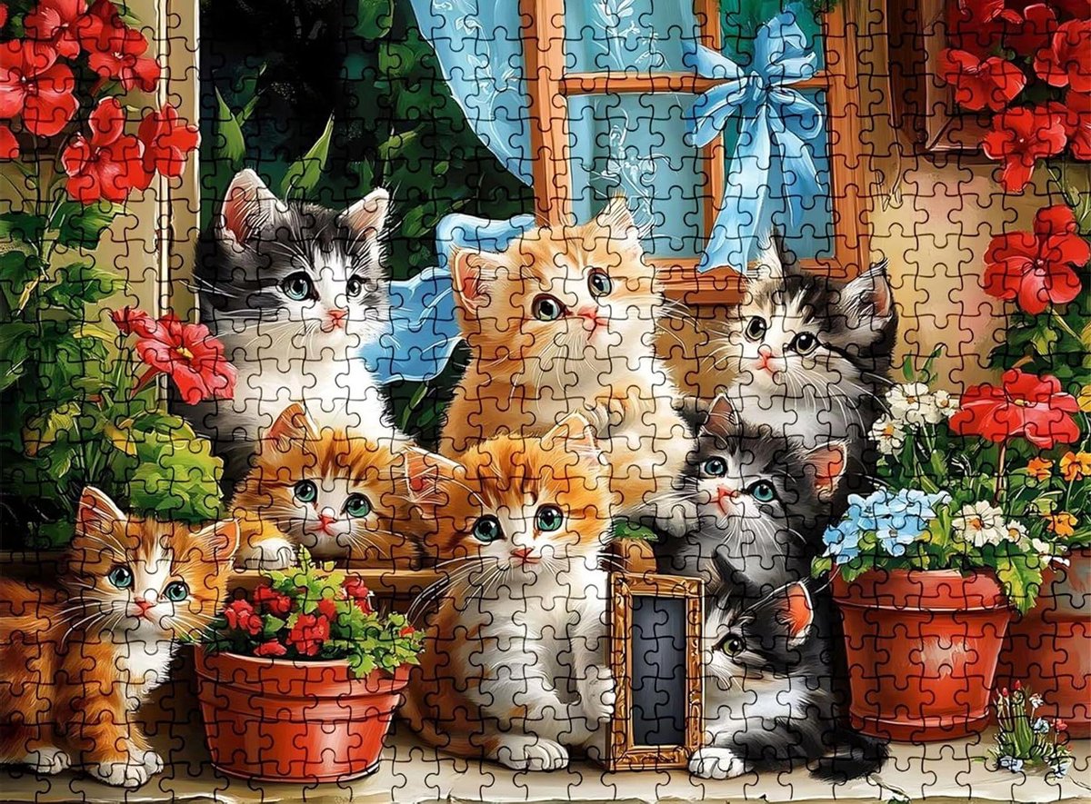 Houten Puzzel - Legpuzzel Volwassenen - Familie Entertainment - Hoge Resolutie Print - 141.5 x 87.5 cm - Multicolor