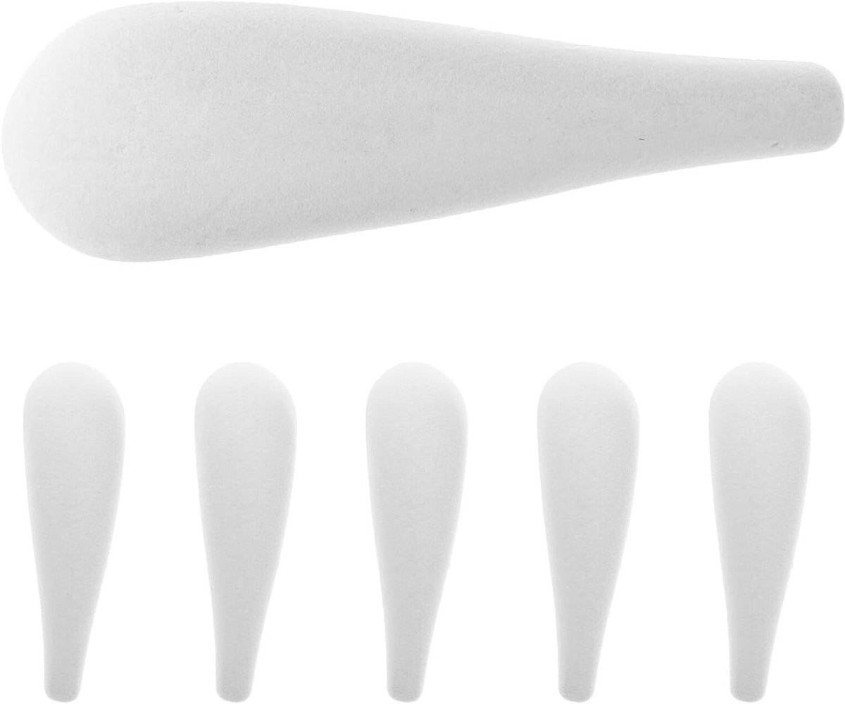 Schouderkussens voor kledinghangers - Hanger beschermers - Kleding beschermen - Brede antislip vulling - 15 cm breed - Wit