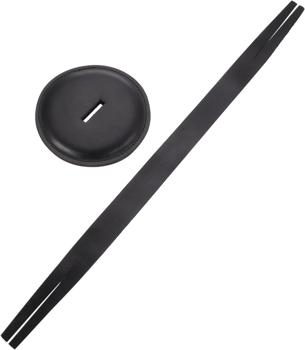 Cymbal Pad Set - Bekken Pad - Muziek Instrumenten - Zacht Leer - 51 x 12.8 cm - Zwart