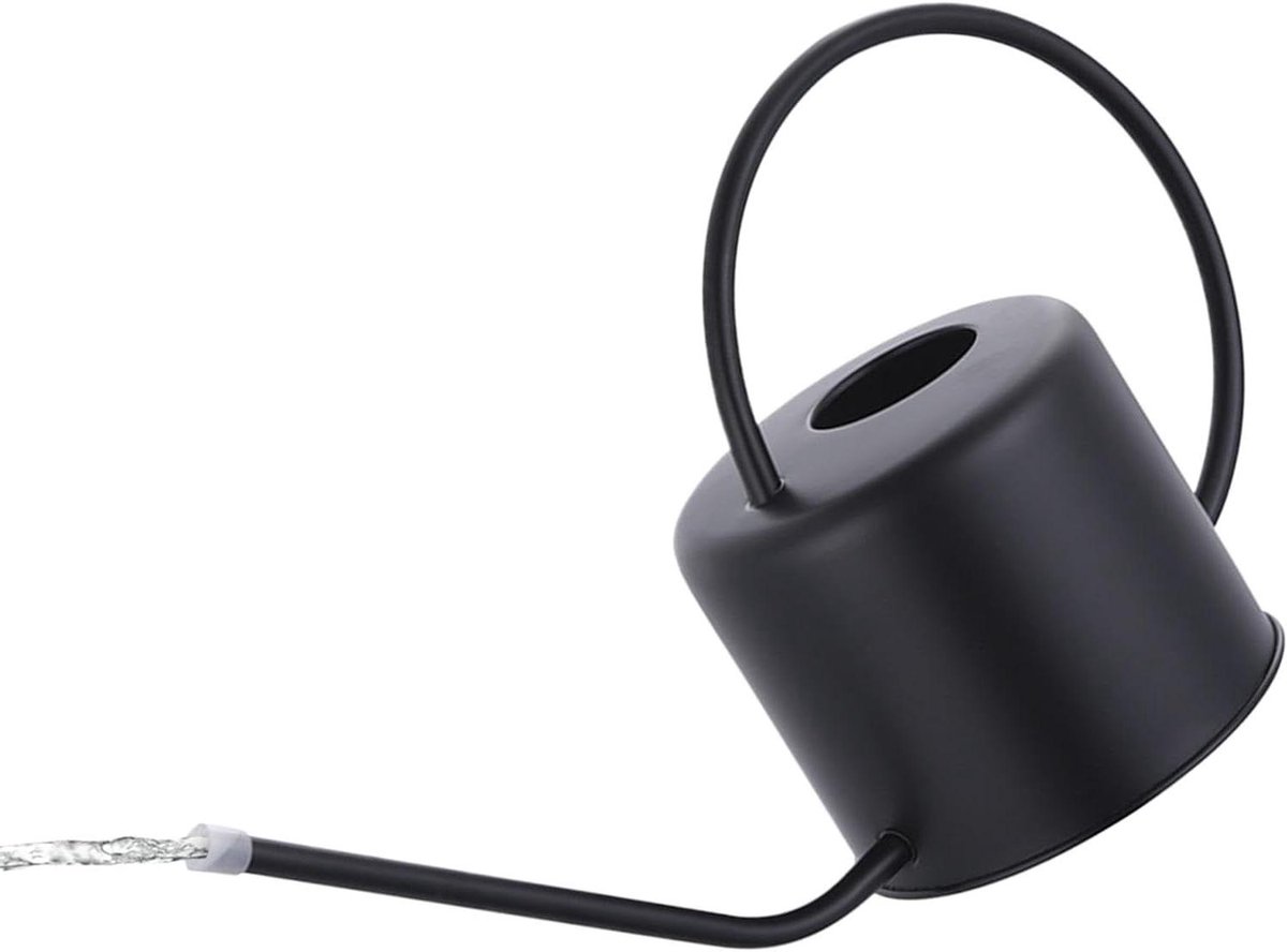 Gieter Lange Uitloop - Plantengieter Metaal - Planten Water Geven - Roestvrij Staal Constructie - 13 Liter - Zwart