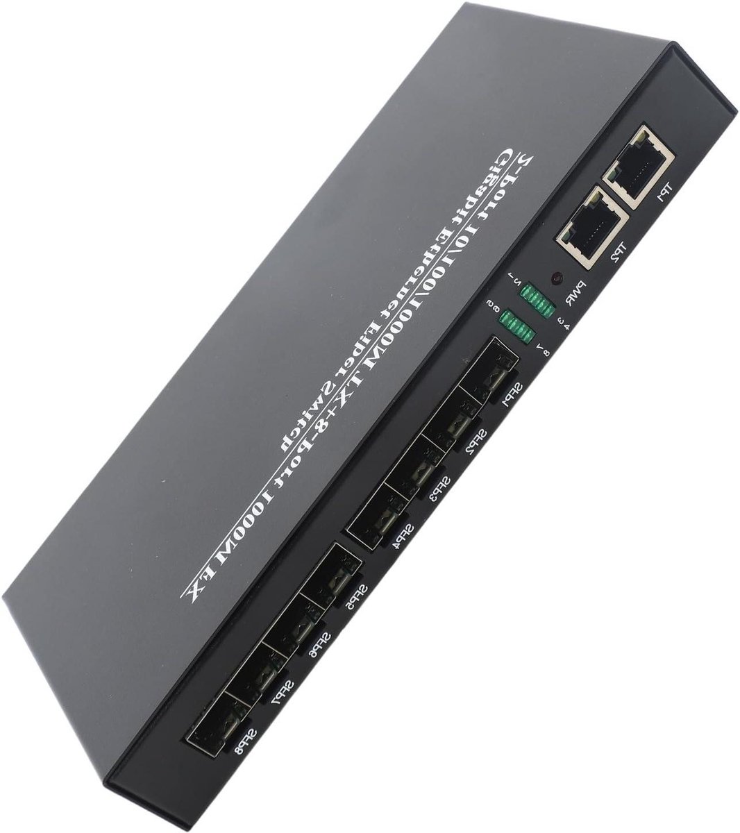 Glasvezeltransceiver - Ethernet module - Netwerkoplossingen - Plug and Play - 10 km - Zwart