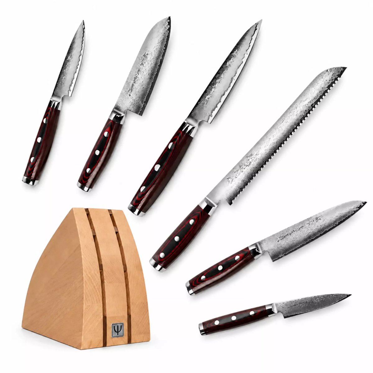 Yaxell Super Gou 6-delige Messenset - 161 Lagen Damast - Japans Topdesign