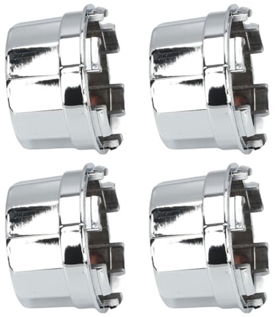 Dailygoods- Wielnaafdoppen 4 Stuks - Compatibel met 8/10/12/14 Inch Lichtmetalen Velgen - Duurzaam - Stofcentrum Naafdopafdekkingen - Sportief Ontwerp - Naafdoppen