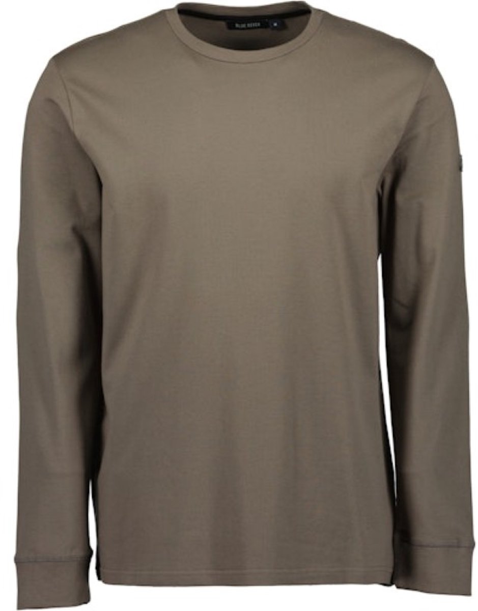 Blue Seven - heren - Shirt 351596 grijs LM ronde hals maat XL