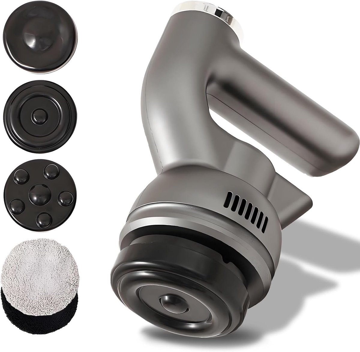 Anti-Cellulite Massager - Lymfedrainage Apparaat - Huidverbetering Lichaam - 6 Intensiteitsniveaus - 17 x 13 x 9 cm - Wit
