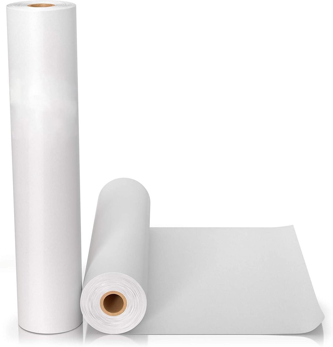 2 Stuks Witte Tekenpapier Rol van 25 Meter, Perfect voor Schilderen en Creatieve Projecten, Geschikt voor Easels en Kunstenaars