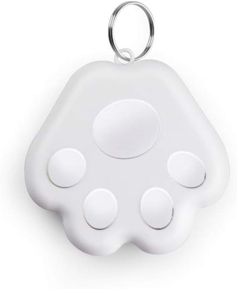 GPS Tracker - Locatie Tracker - Voorwerpen Vinden - Bluetooth Alarm - Mini - Wit