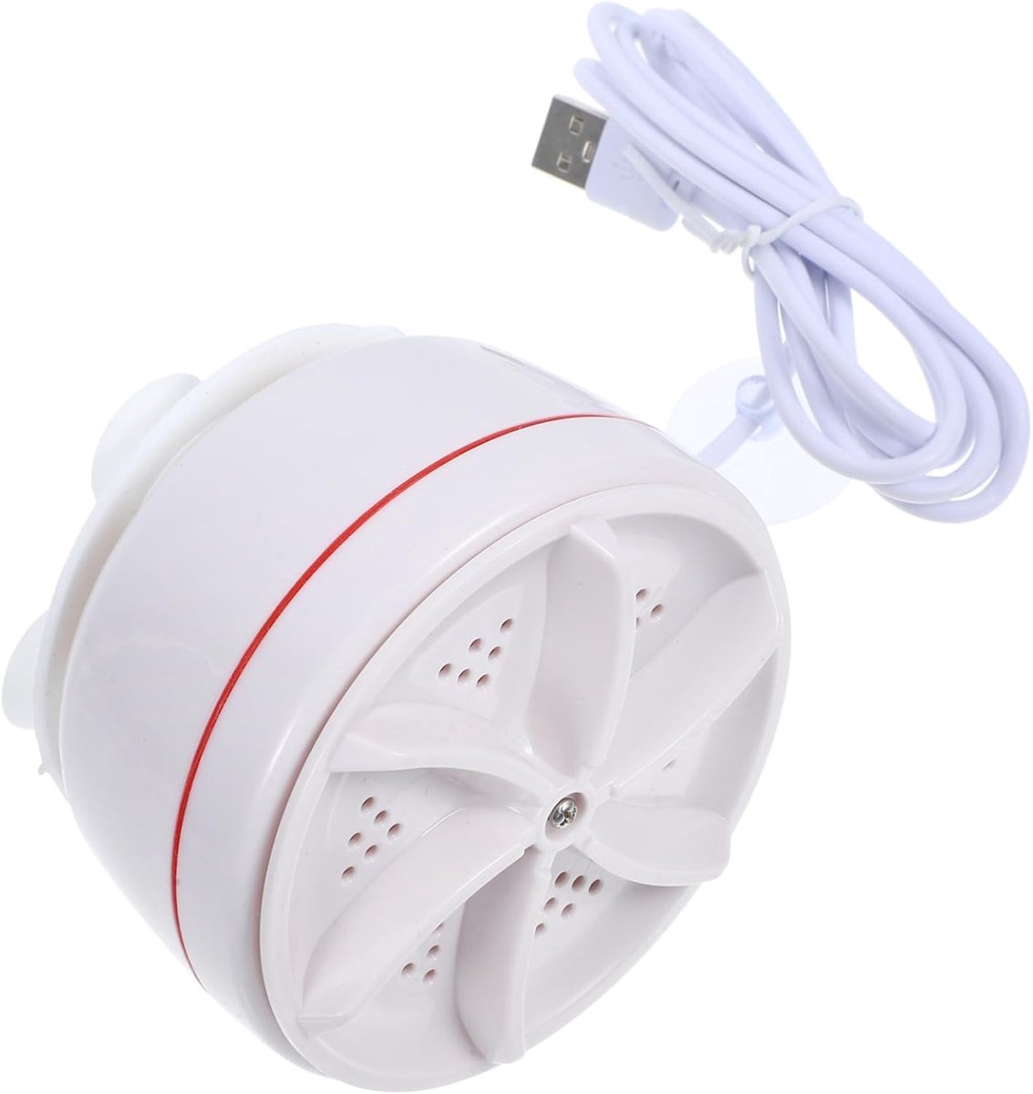 Mini Wasmachine Opvouwbaar - Reis Wasmachine Draagbaar - Delicate Kleding Wassen - Ultrasone Turbine Reiniging - 223 Grams - Wit