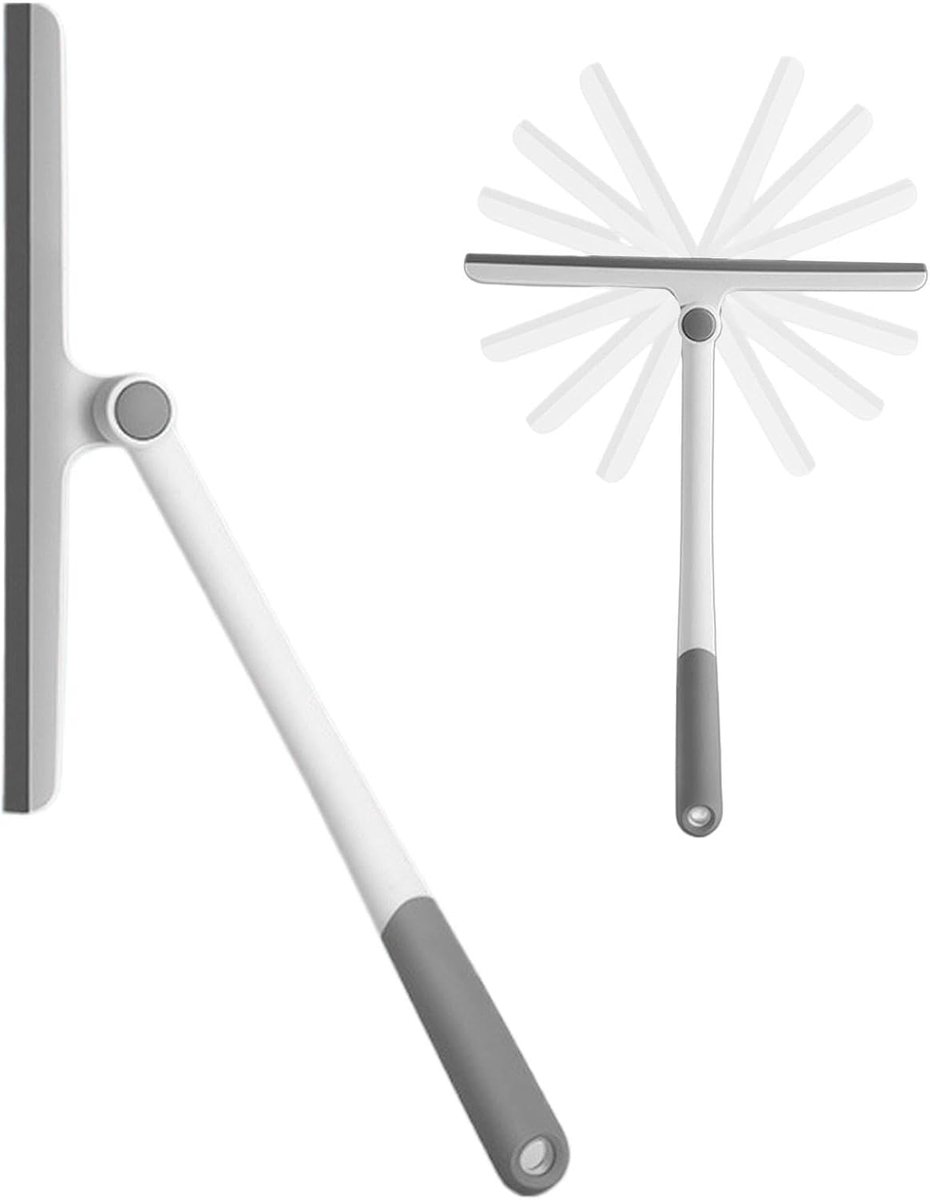 Douchewisser - Raamtrekker Glasreiniger - Douche Deuren Reinigen - Geoptimaliseerde Watercontrole - 27.5 x 35 cm - Enkele Attribuut