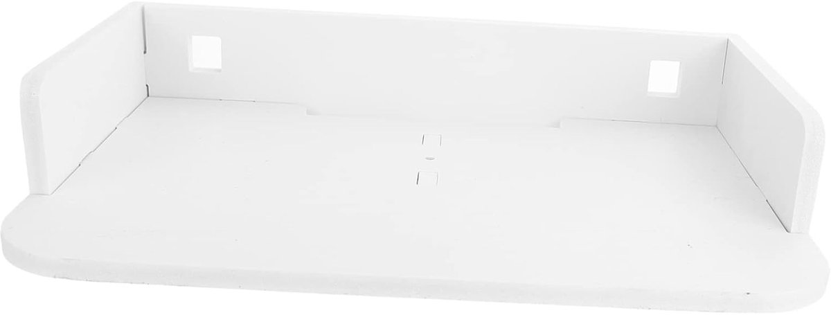 Projectorhouder Wandmontage - Opbergstandaard Beamer - Thuisgebruik Organiseren - Ruimtebesparend Ontwerp - 34 x 24 x 7 cm - Wit