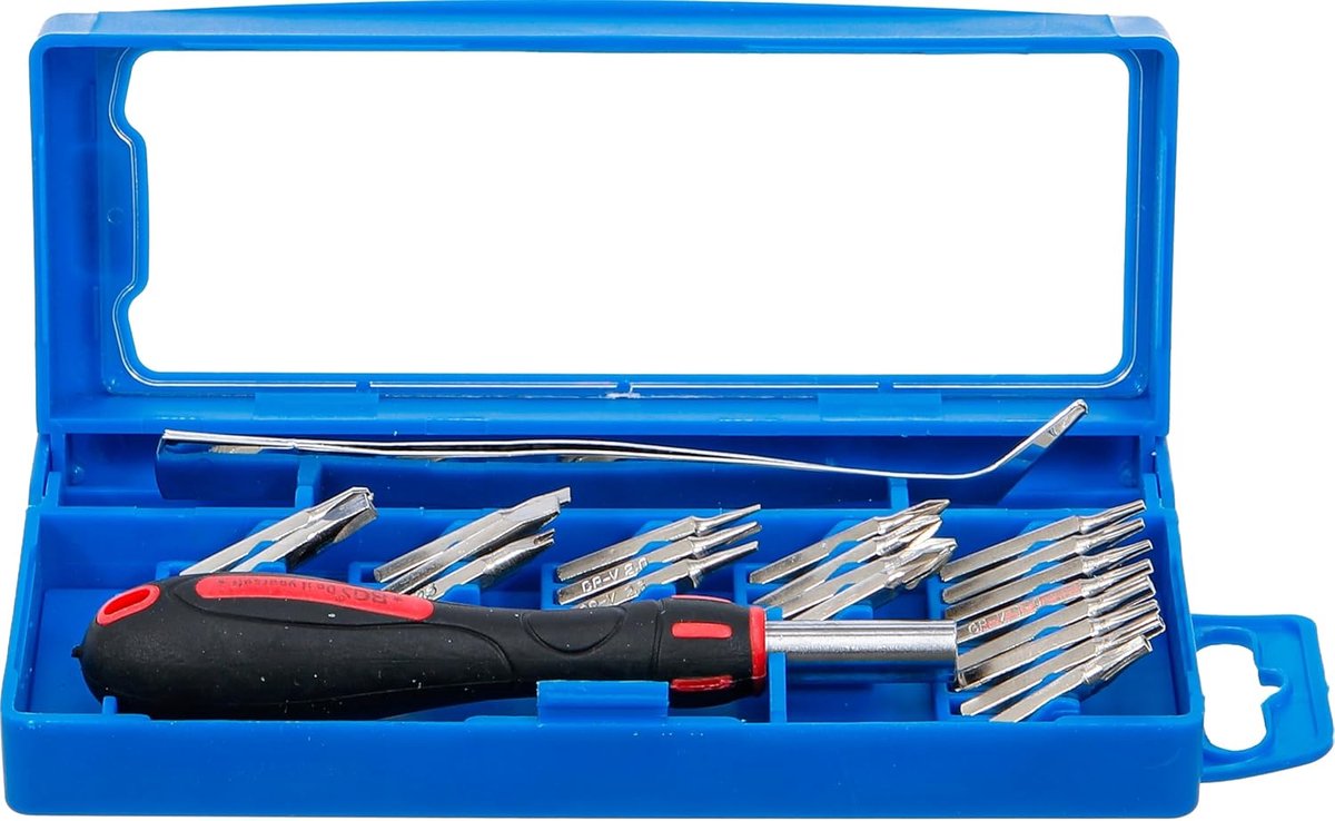 Micro bit set - Precisie schroevendraaierset - Fijne mechanica reparatie - Chroom vanadium staal - 23 delig - Niet gespecificeerd