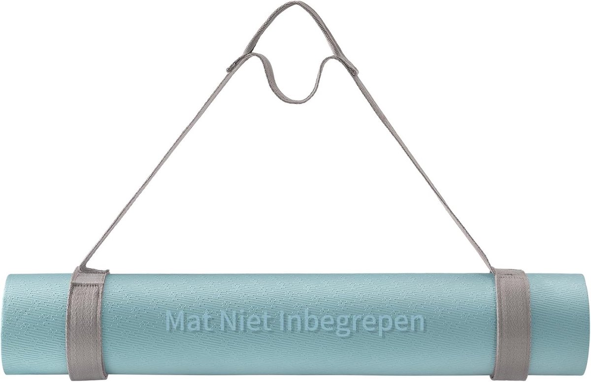 Verstelbare Yogamat Draagriem - Duurzaam Nylon - Klittenbandsluiting - Geschikt Voor Alle Yogamatten - Voor Yoga Enthousiastelingen