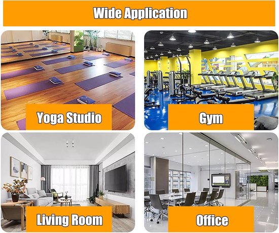Yoga Mat Houder - Muur Plank - Sport Opslag - Roestbestendig Metaal - Niet Gespecificeerd - Zwart — afbeelding 3