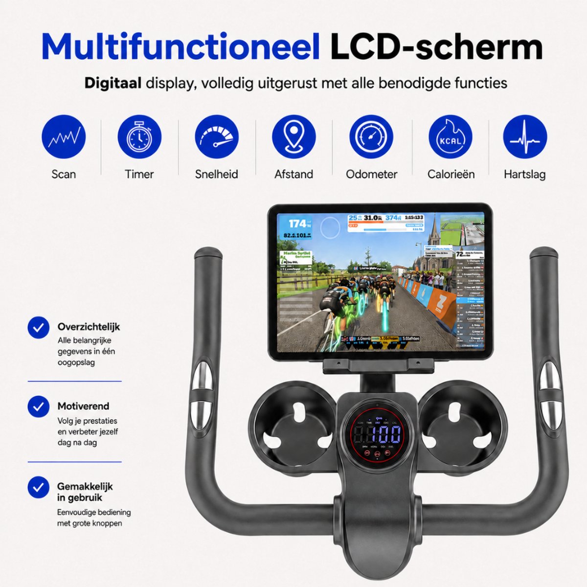 Sportfloww Hometrainer II - Fitness Fiets thumbnail 2