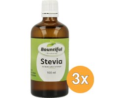 3x Bountiful Stevia Vloeibaar (100 ml)
