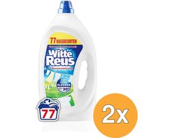 Witte Reus - Wasmiddel Gel 77 Wasbeurten - 2 x 3,465 liter - Voordeelverpakking