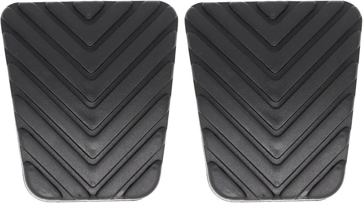 Pedaal Covers - Rubber Pads - Veiliger Rijden - Antislip Oppervlak - 2 Stuks - Zwart