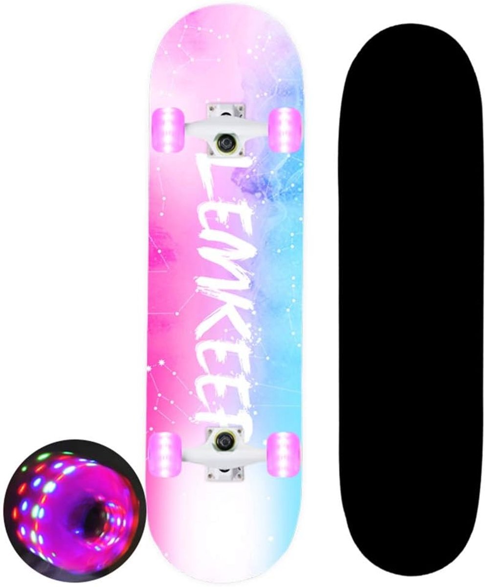 Kinder skateboard Beginners board Buiten spelen Dubbele kicktail 70 cm