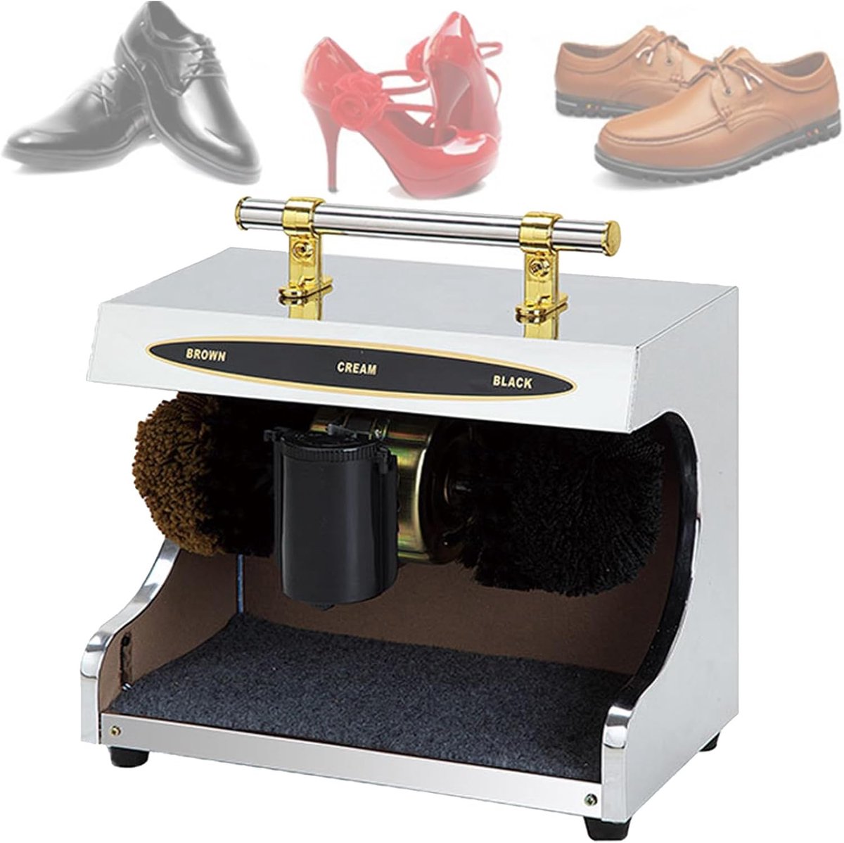 Schoen Polijstmachine - Elektrische Poetsmachine - Schoenen Glanzend Houden - Automatische Inductie - 8kg Gewicht - C