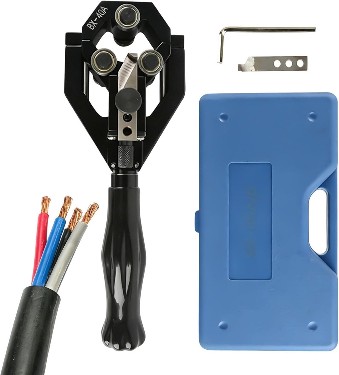 Kabelstripper - Draadstripper tang - Elektrisch Onderhoud - Roterend Snijontwerp - 22-40 mm - Niet gespecificeerd