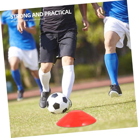 Trainingskegels - Markering schijven - Sport Training - Stapelbaar Ontwerp - 18.5 cm - Rood — afbeelding 4