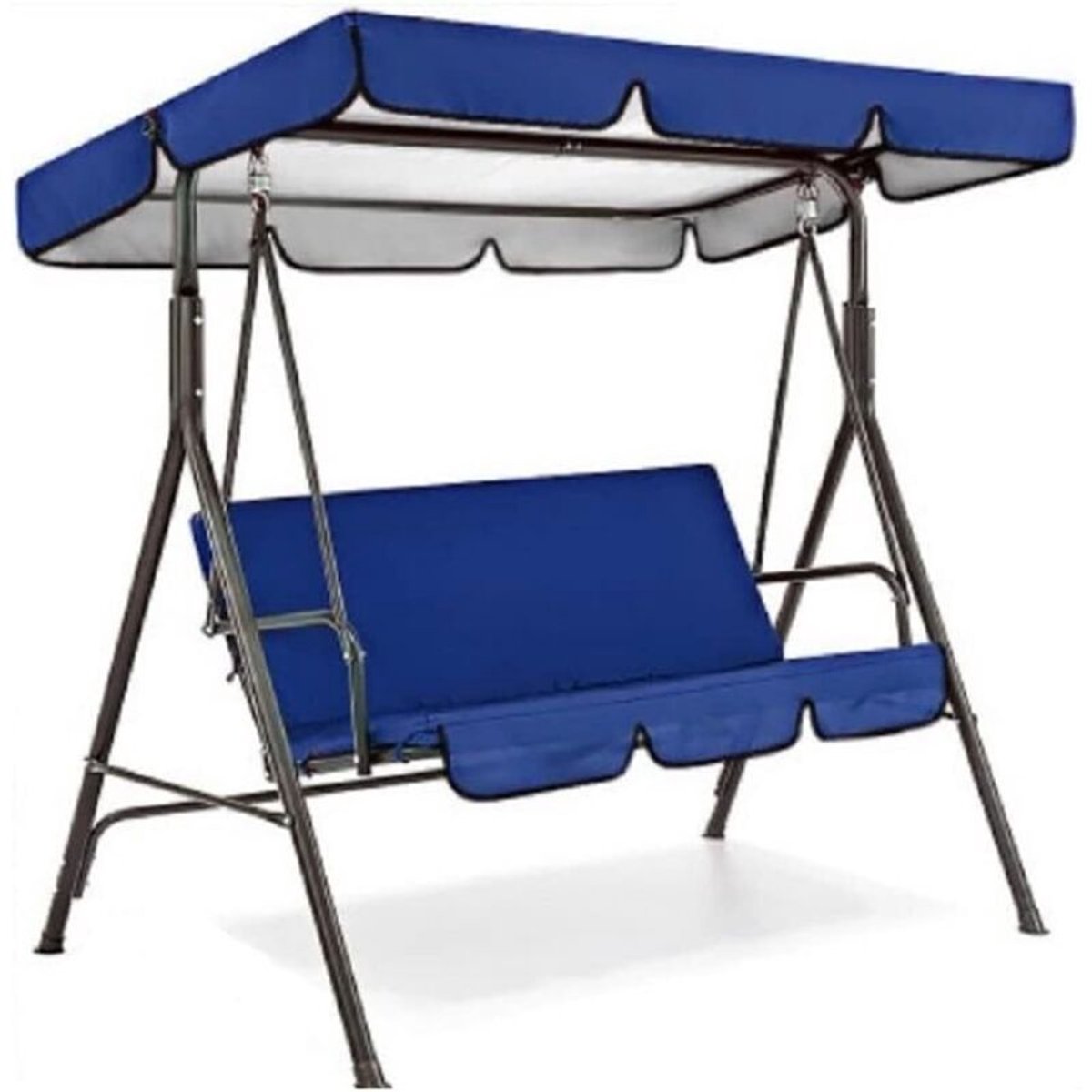 Garden Furniture Cover - Replacement garden swing set, made of waterproof Oxford fabric, suitable as a seat cushion cover, suitable for swings in the garden, on terraces, in parks, and on verandas (164 x 114 x 15 cm).