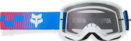 Fox Main Cross/Enduro Goggles Blauw/Roze - Breed Zicht & Comfort