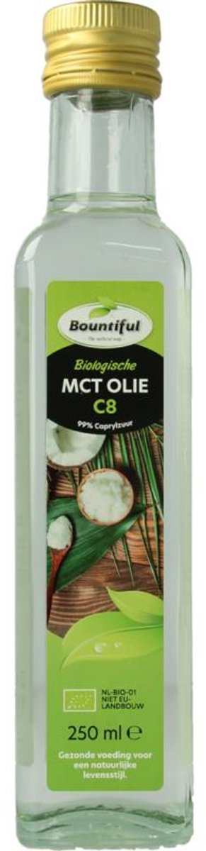 Bountiful Mct Olie Coconut Pure - 99% Caprylic Bio (250 ml)