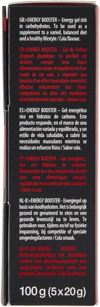 Isostar Energy Booster - Koolhydraatrijke energiegel - Cola - 5 x 20 gr — afbeelding 4