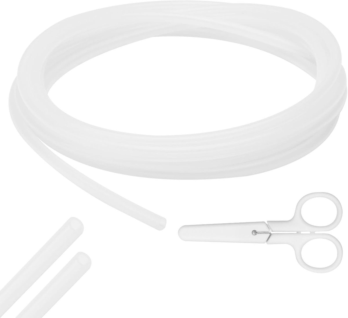 Flexibele Siliconen Slang 4 m - Transparante Voedselveilige Slang voor Water en Lucht, 4 mm ID en 6 mm OD, Ideaal voor Pompoverdracht