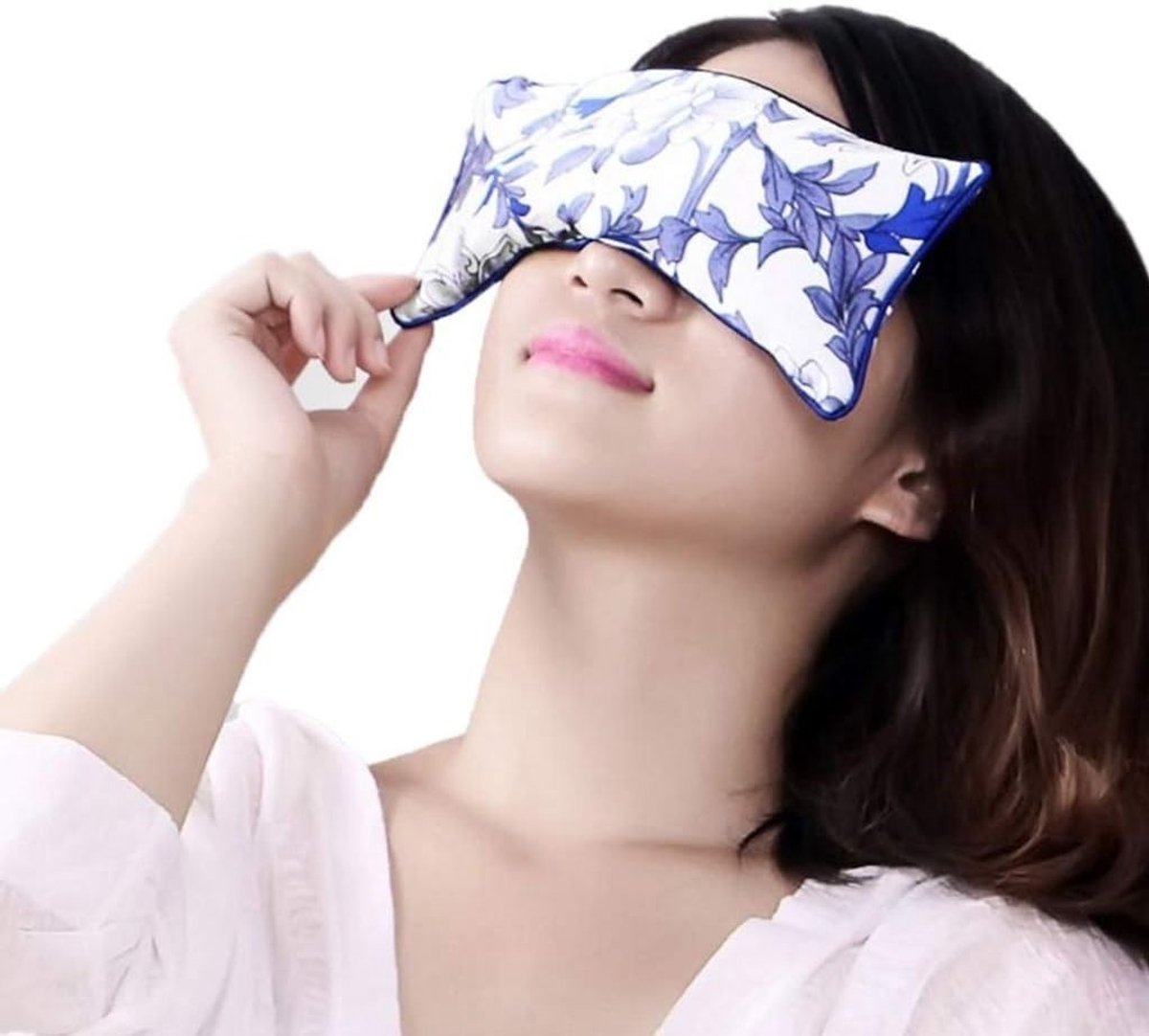 Zijde Oogmasker - Luxe Slaapmasker - Stressvermindering - Aromatherapie - Voor Yoga en Ontspanning