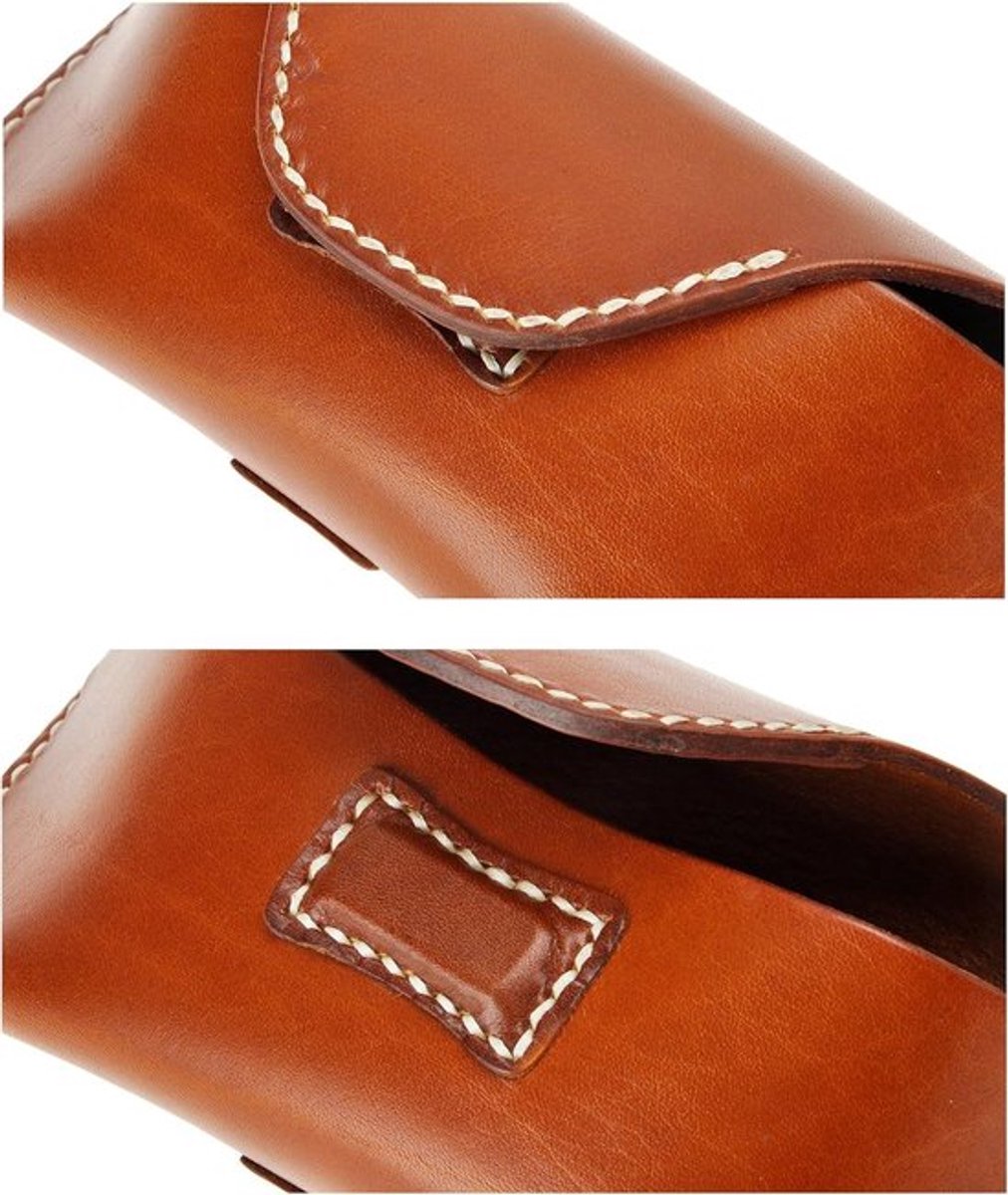 Leren hanger ketting met retro vintage look voor heren