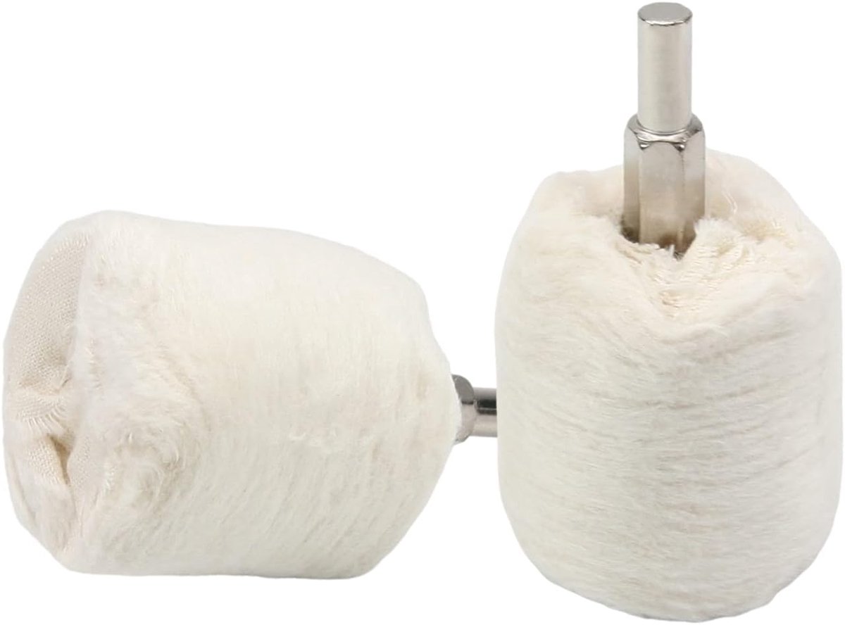 Polijst Mop Wiel - Cilinder Buffing - Metaal Afwerking - Katoen Lagen - 40mm Kop - Niet Van Toepassing