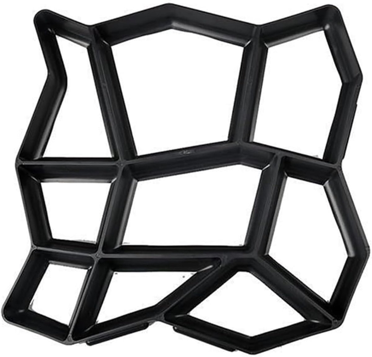 Betonmal Vorm - Stoeptegel Mal - Tuinpad Maken - Herbruikbaar - 35x35cm - Zwart