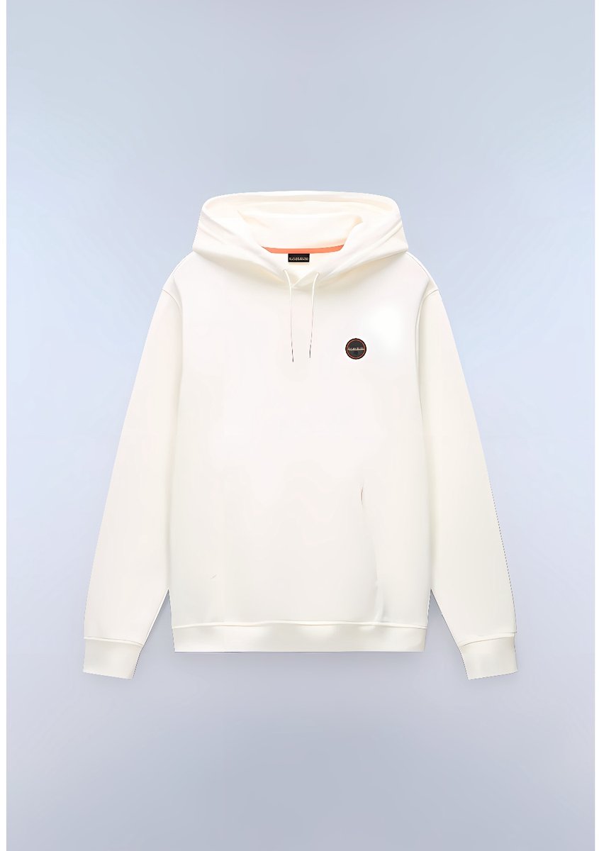 Napapijri-trui B-Badge H NP0A891L Heron-M Wit
