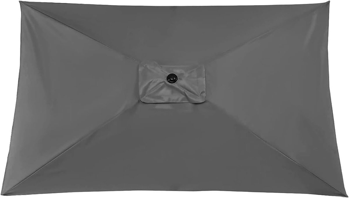 Parasolhoes Vervanging - Luifel Buiten - Terras Bescherming - Waterdicht Polyester - 300x200 cm - Grijs