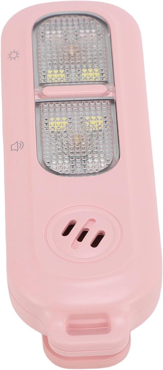 Beveiligingsalarm Sleutelhanger - Persoonlijk Alarm - Noodsituaties Afweren - 130dB Luid Geluid - 9x6x2 cm - Roze