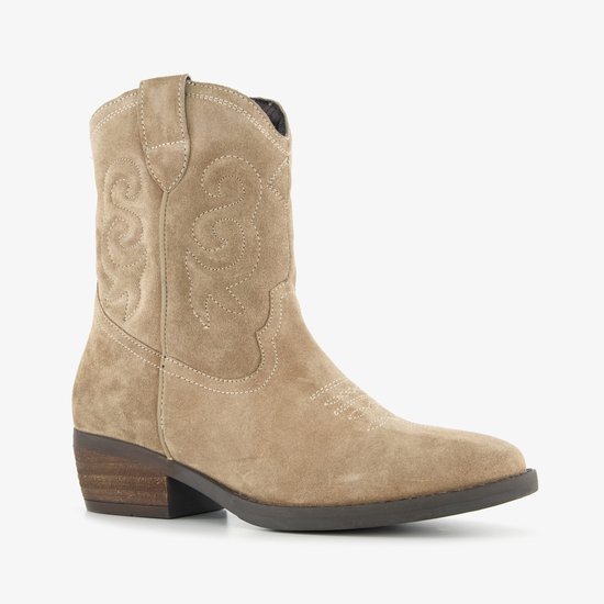 Bottes western Harper en daim marron clair pour femmes - Taille 40