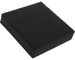 Subwoofer Isolatie Pad - Geluidsisolatie Mat - Geluidsreductie - Schokabsorberend - 20x20x4.8cm - Zwart