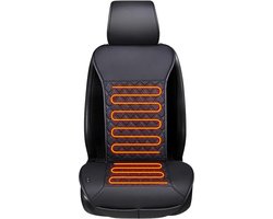 Verwarmd Autostoelkussen - Stoelverwarming Auto - Winter Comfort - Oververhittingsbeveiliging - Niet gespecificeerd - Zwart