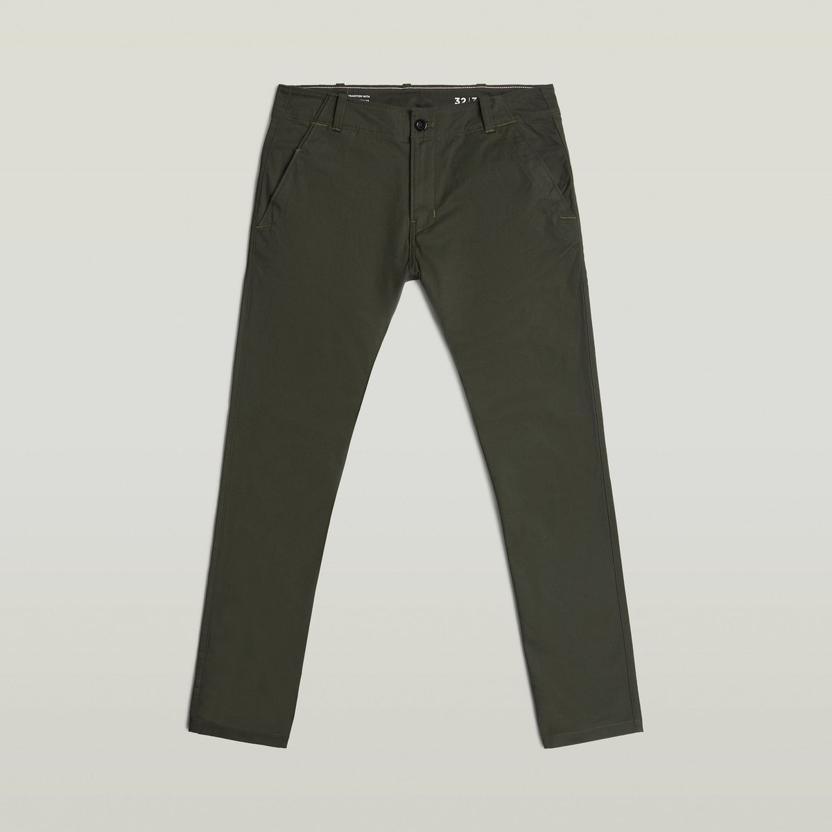 G-Star Mosa Straight Chino Heren Joggingbroeken Asfalt