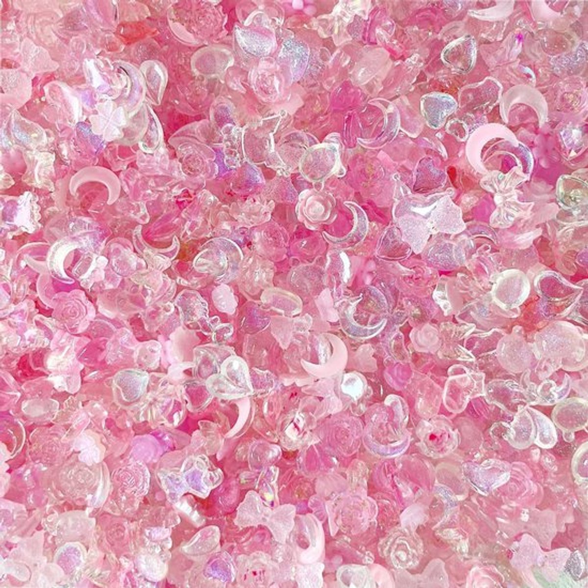 Nail Art Decoraties 150 Stuks - Strass Nageldiamanten - Roze Harten/Strikken/Dolfijnen - DIY Telefoonhoesjes - Duurzaam/Materiaal Hars - Adembenemende Glans - Nailart