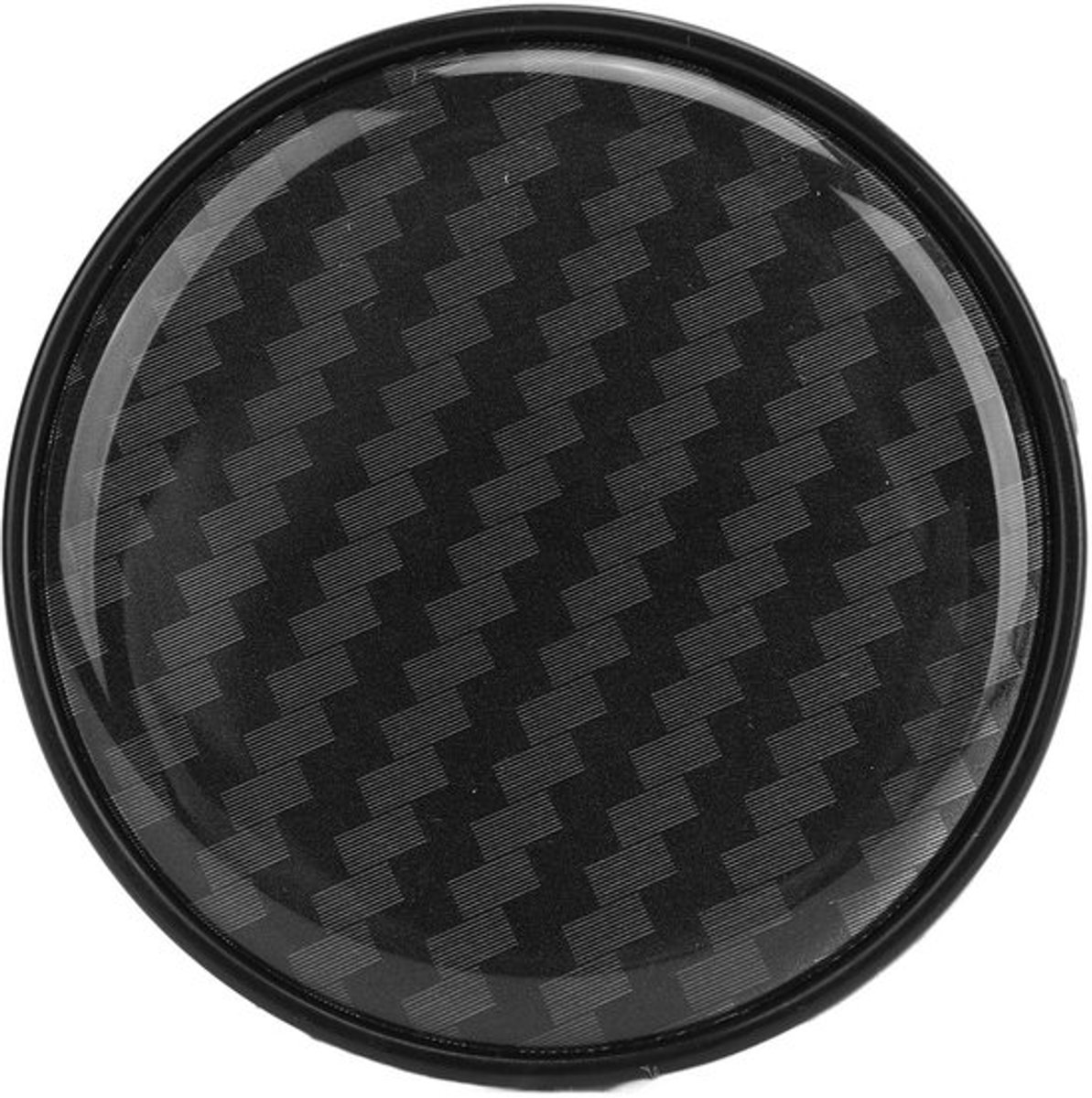 Naafdoppen 54mm Buitendiameter - Wielnaaf Doppen - Velgafdekkingen - Universele Doppen - Koolstofvezel Stijl - Set van 4 - Wielnaafdoppen