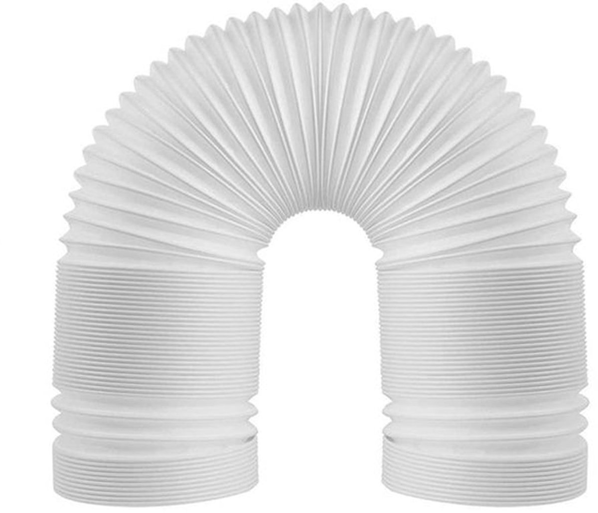 Afvoerslang 150 mm - Flexibele PVC - Draagbare Airconditioningslang - Geschikt voor Droger/Airco - Duurzaam/Schokbestendig - Op maat te snijden 3 m - Ventilatieslang