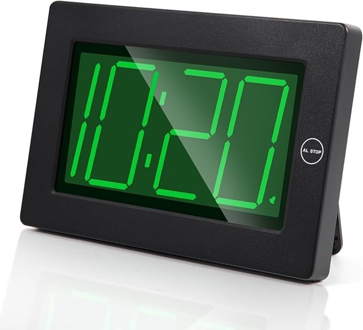 Digitale LED-wandklok met groot display en instelbare helderheid