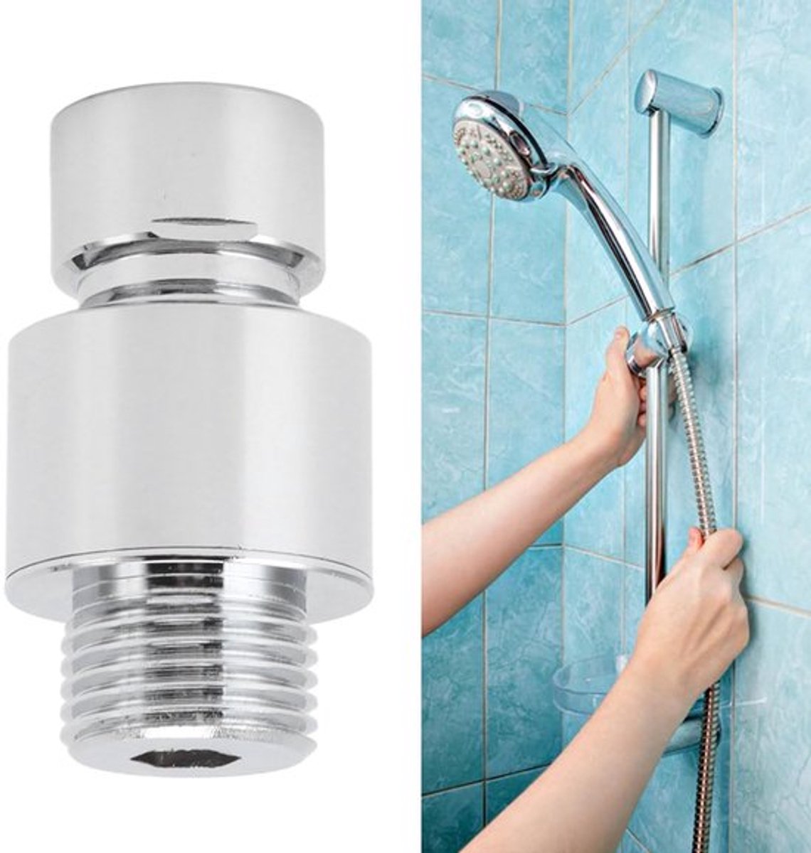 Doucheadapter - Douchekop Elleboogadapter - Eenvoudig te installeren - Geschikt voor badkamer - Compatibel met meeste douches - Perfect v...