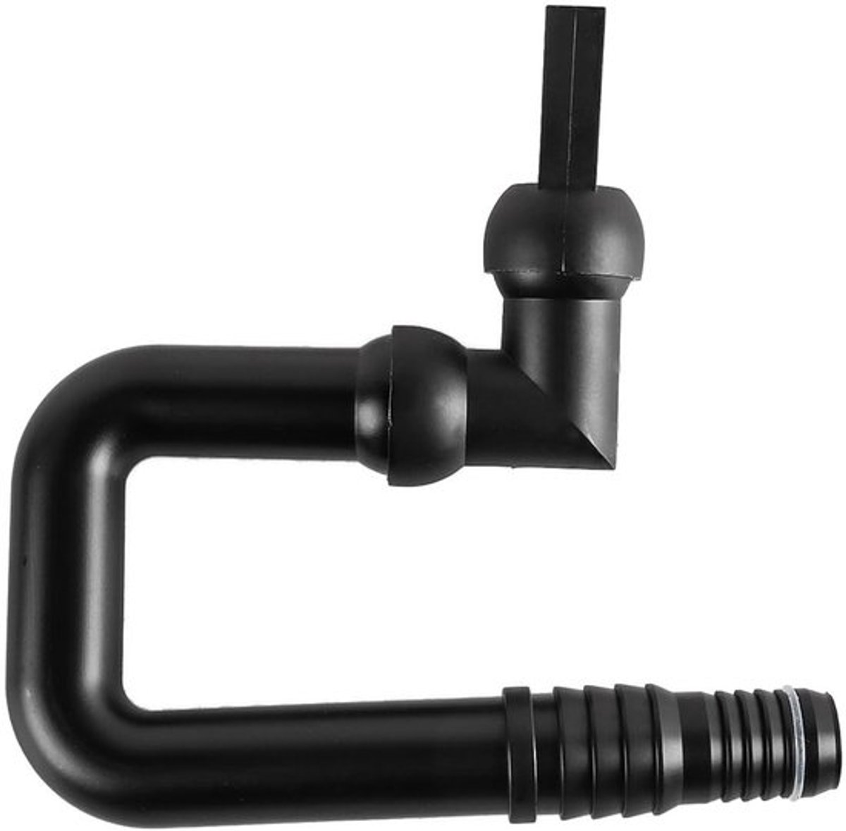 Waterretourleiding U-vormig - Flexibele Sproeier - 360° Rotatie - Geschikt voor Aquariumwaterpomp - Binnendiameter 23-28 mm - Kunststof - Aquariumuitlaat